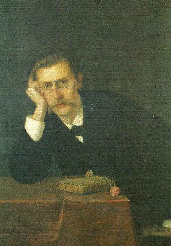 Ernst Josephson portratt av j.p. jacobsen Spain oil painting art